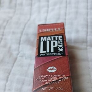 UNIF Matte Lipstick - Waterproof in Warm Brown Never Been Tampered With